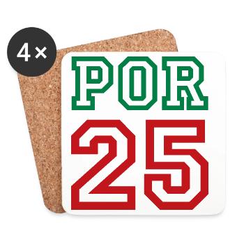 PORTUGAL - Untersetzer (4er-Set) - Weiß - Vorne