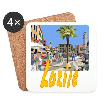 Lazise - Untersetzer (4er-Set) - Weiß - Vorne