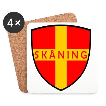 Schonen - Untersetzer (4er-Set) - Weiß - Vorne