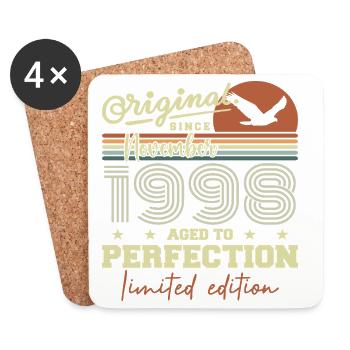 November 1998 Anniversary 1998 November 1998 - Coasters (set of 4) - white - Front
