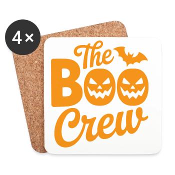 The Boo Crew Halloween Tee - Coasters (set of 4) - white - Front