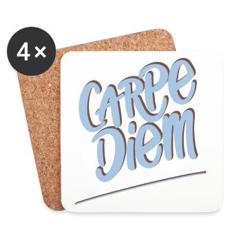 Carpe Diem - Coasters (set of 4) - white - Front