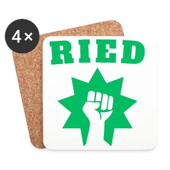Reed - Coasters (set of 4) - white - Front