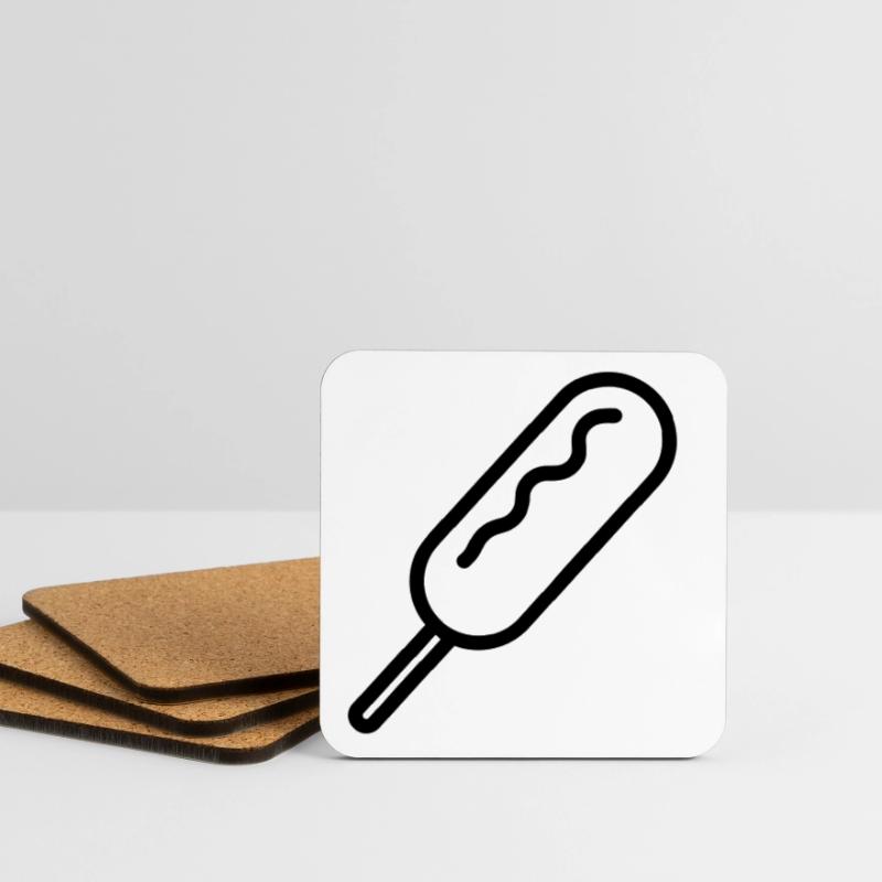 corn dog Sottobicchieri (set da 4 pezzi)