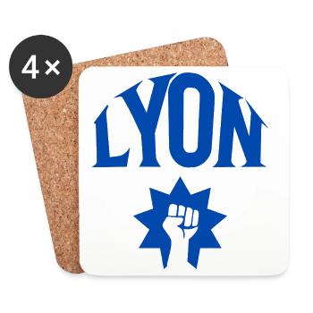 Lyon - Untersetzer (4er-Set) - Weiß - Vorne