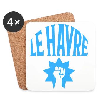 Le Havre - Untersetzer (4er-Set) - Weiß - Vorne