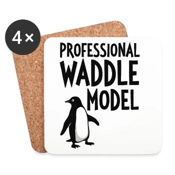 Professional Waddle Model  - Untersetzer (4er-Set) - Weiß - Vorne