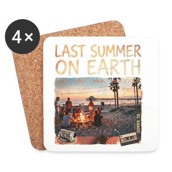 Last Summer On Earth - Untersetzer (4er-Set) - Weiß - Vorne