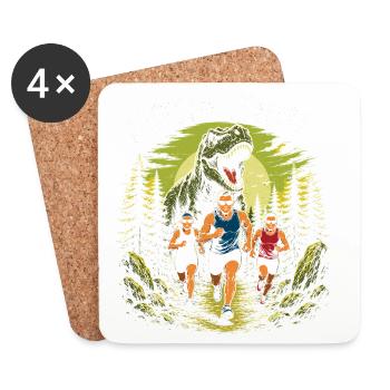 Running Motivation - Coasters (set of 4) - white - Front