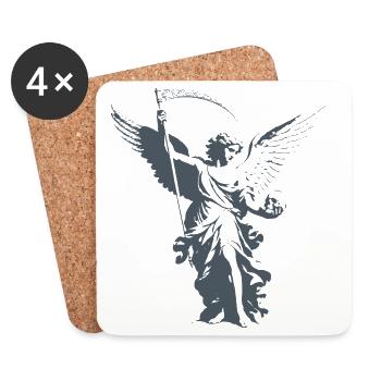 Winged Angel - Coasters (set of 4) - white - Front