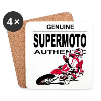 Supermoto - Coasters (set of 4) - white - Front