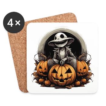 Halloween 4 - Untersetzer (4er-Set) - Weiß - Vorne