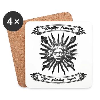 The sun King - Coasters (set of 4) - white - Front