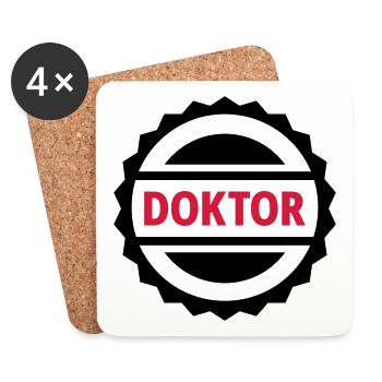 Doctor - Coasters (set of 4) - white - Front