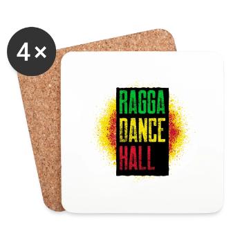 Dance - Music - Ragga Dancehall - Coasters (set of 4) - white - Front