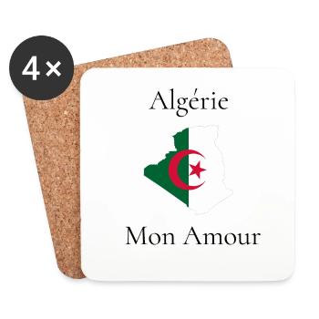 Algérie Mon Amour - Dessous de verre (lot de 4) - blanc - Devant