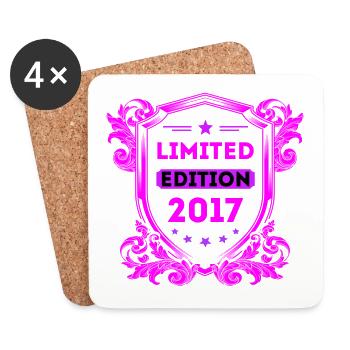 2017 - Coasters (set of 4) - white - Front