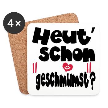 suche sympathisches II - Untersetzer (4er-Set) - Weiß - Vorne