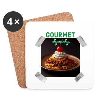 gourmet dynasty - bolo - Untersetzer (4er-Set) - Weiß - Vorne