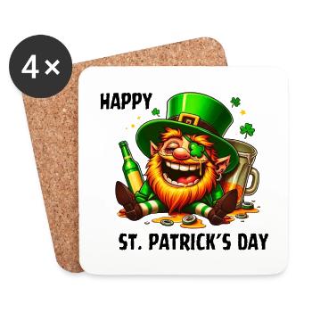 St. Patrick's Day - Coasters (set of 4) - white - Front