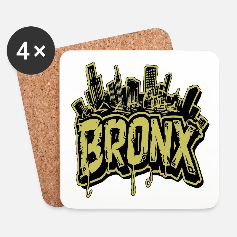 Bronx New York graffiti - Coasters (set of 4) - white