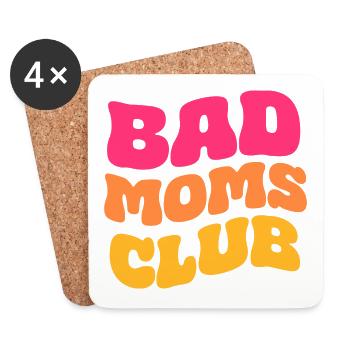 Bad Moms Club - Coasters (set of 4) - white - Front