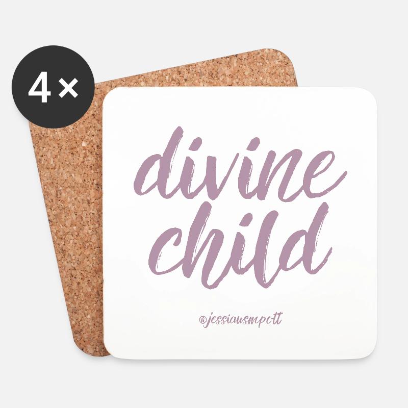 divine child - hell - Untersetzer (4er-Set) - Weiß