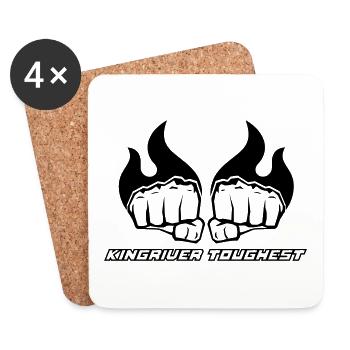Kingriver Toughest - Untersetzer (4er-Set) - Weiß - Vorne