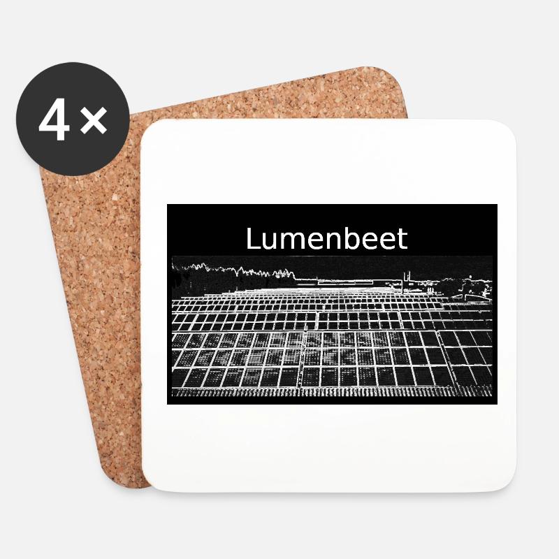 Lumenbeet - Untersetzer (4er-Set) - Weiß