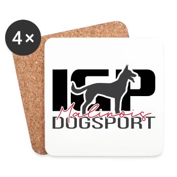 IGP Malinois Dogsport Dog Sport Dogs Wilsigns - Coasters (set of 4) - white - Front