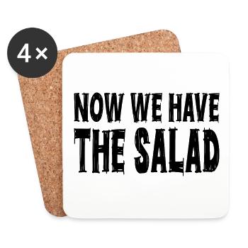 Now We Have The Salad - Untersetzer (4er-Set) - Weiß - Vorne