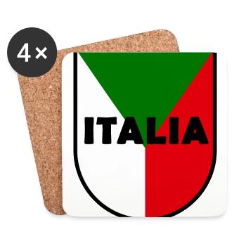 Italila Fans - Untersetzer (4er-Set) - Weiß - Vorne