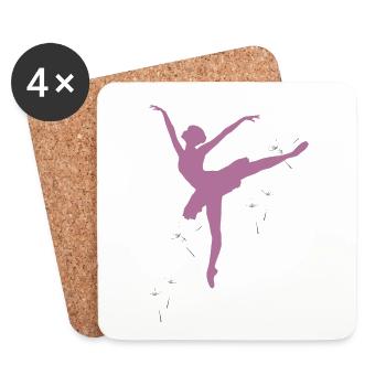 Dance - Untersetzer (4er-Set) - Weiß - Vorne