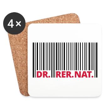 Doktor - Untersetzer (4er-Set) - Weiß - Vorne