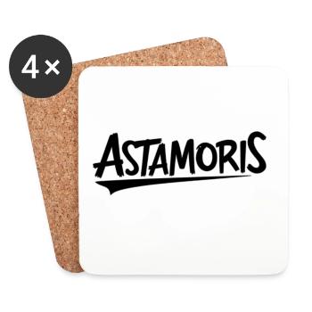 Astamoris. Chemises en dialecte anvers - Dessous de verre (lot de 4) - blanc - Devant