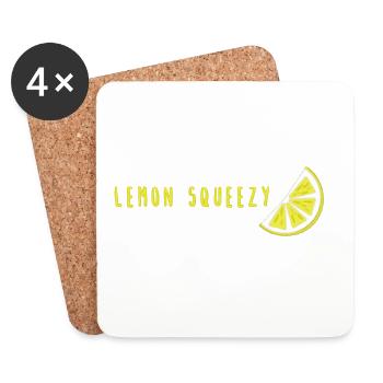 Lemon Squeezy - Coasters (set of 4) - white - Front