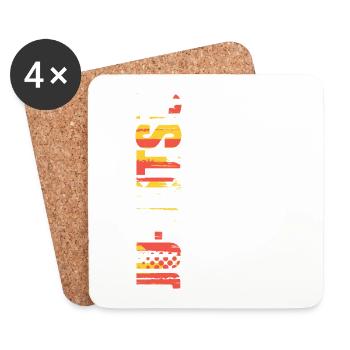 Ju-Jutsu, an Asian martial art - Coasters (set of 4) - white - Front