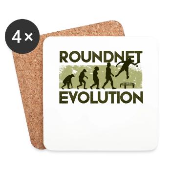 Roundnet Evolution - Dessous de verre (lot de 4) - blanc - Devant