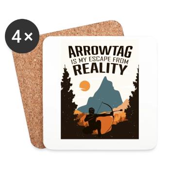 Arrowtag, Archery - Coasters (set of 4) - white - Front