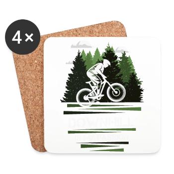 Downhill Passion - Coasters (set of 4) - white - Front