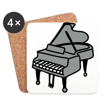 Wings 3 - Coasters (set of 4) - white - Front