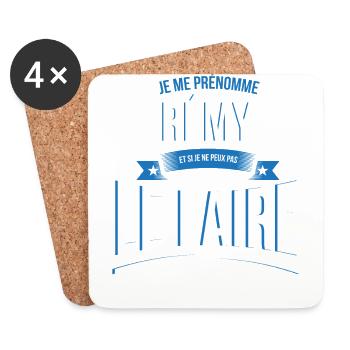 Rémy personne ne peut cadeau - Dessous de verre (lot de 4) - blanc - Devant