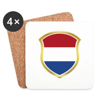 World Champion Champion 2018 wm team holland png - Coasters (set of 4) - white - Front
