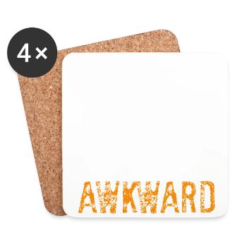 I Came, I Saw, I Made It Awkward - Coasters (set of 4) - white - Front