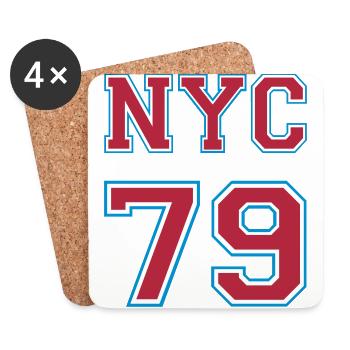 NYC 79 - Untersetzer (4er-Set) - Weiß - Vorne