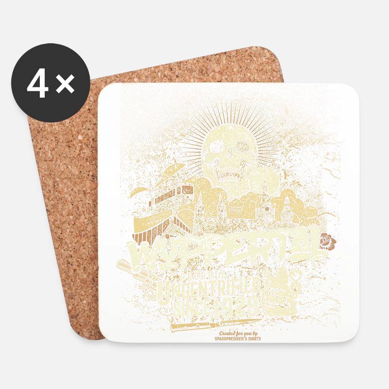 Ungentrified Since 1929 - Untersetzer (4er-Set) - Weiß