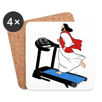 Christ water - Coasters (set of 4) - white - Front