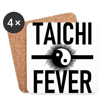Taichi Fever Luxury - Coasters (set of 4) - white - Front