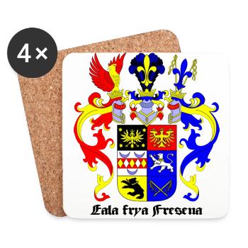 ostfriesland wappen - Untersetzer (4er-Set) - Weiß - Vorne