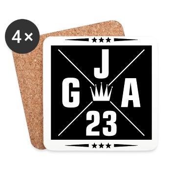 Jga 2023 Junggesellenabschied - Untersetzer (4er-Set) - Weiß - Vorne